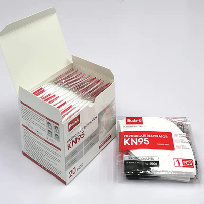 Earloop KN95 einzelnes Paket 20Pcs der Respirator-Gesichtsmaske-hohes Filtrations-Raten-95%