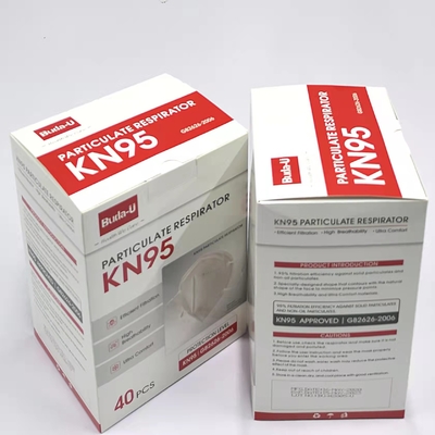 FDA EUA listete 5 Partikelrespirator 40pcs der Schicht-KN95 auf