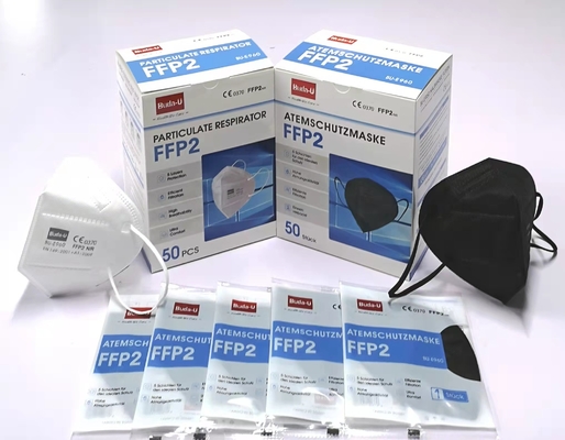 Entstörungshalbmaske des Partikel-FFP2, Maske des Respirator-FFP2, CER 0370 Bescheinigung, schwarzes weißes verfügbares