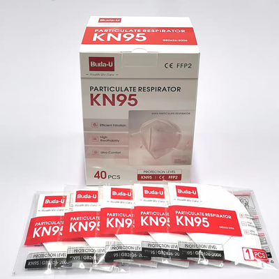EUA genehmigter Respirator KN95 maskiert GB2626-2019 Standard weißes 40pcs