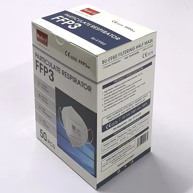 Gesichtsmaske CER 0370, Wegwerfmaske der Personenschutz-Ausrüstungs-FFP3 des respirator-FFP3, in weißer Liste Chinas