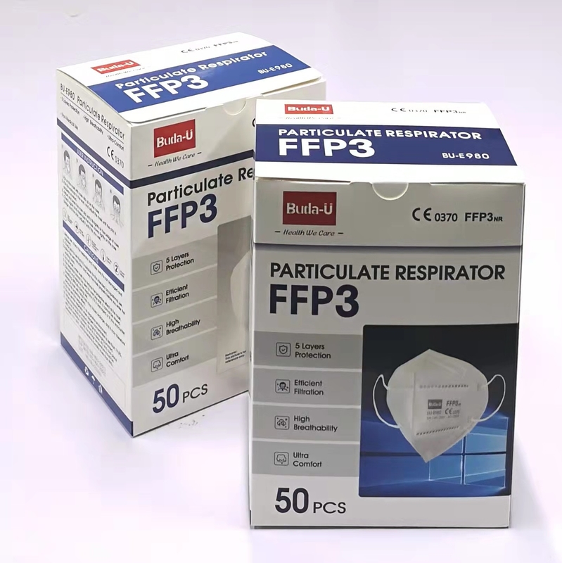Partikelmaske CER Bescheinigung des respirator-FFP3, FFP3 Maske mit Earloops, kein Gesichtsmaske-Respirator des Hauptband-FFP3