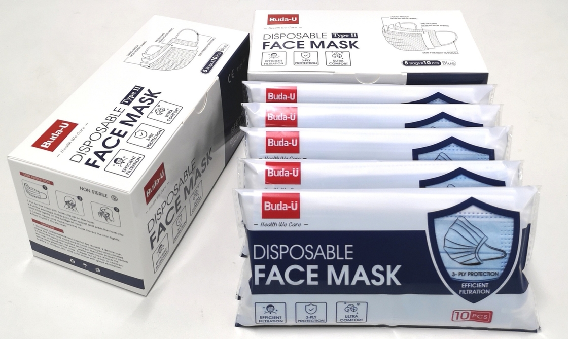 ASTM 3PLY, das Wegwerf-Earloop Gesichtsmaske, erwachsenen schützenden Standard der Gesichtsmaske-ASTM, FDA, registrierte