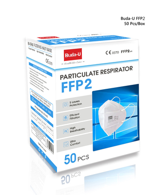 FFP2 Gesichtsmaske-Partikelrespirator, FFP2 Entstörungshalbmaske, PC 1 verpacken, oder 10 PC verpacken 50 PC /Box