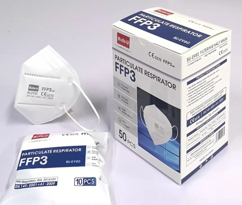 Schutzmaske Earloops FFP3, Partikel, die halben Gesichtsmaske-Respirator, Filtrations-Leistungsfähigkeit der FFP3 Gesichtsmaske-99% filtern