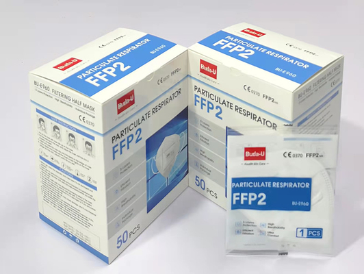 Mikrometer-Partikel-FFP2 Gesichtsmaske-Antitröpfchen Breathable kein Atemventil