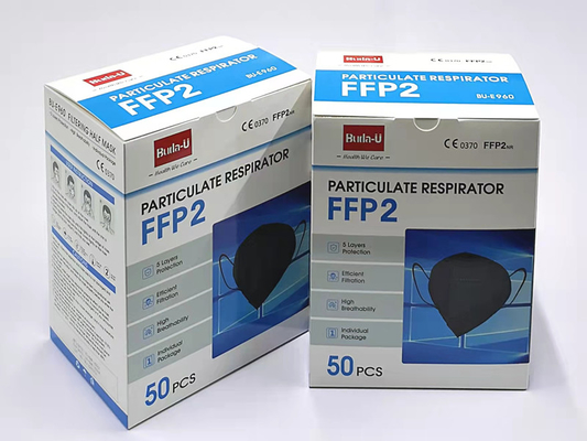 Niedriger Widerstand-Breathable FFP2 Gesichtsmaske-tragende Gläser ohne Nebel