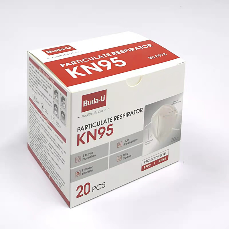 Earloops, das Maske des Respirator-KN95 mit 95% Filtrations-Leistungsfähigkeit prägt