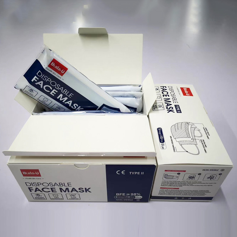 Eua genehmigte medizinische Wegwerfmaske für Niveau II Covid ASTM